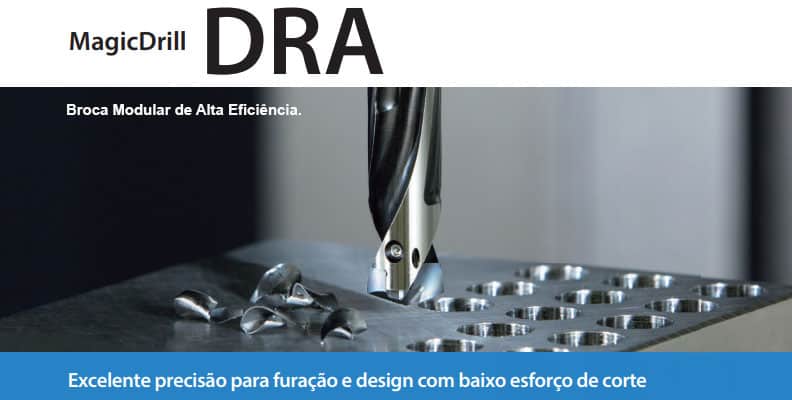 Kyocera MagicDrill DRA - broca modular de alta eficiência