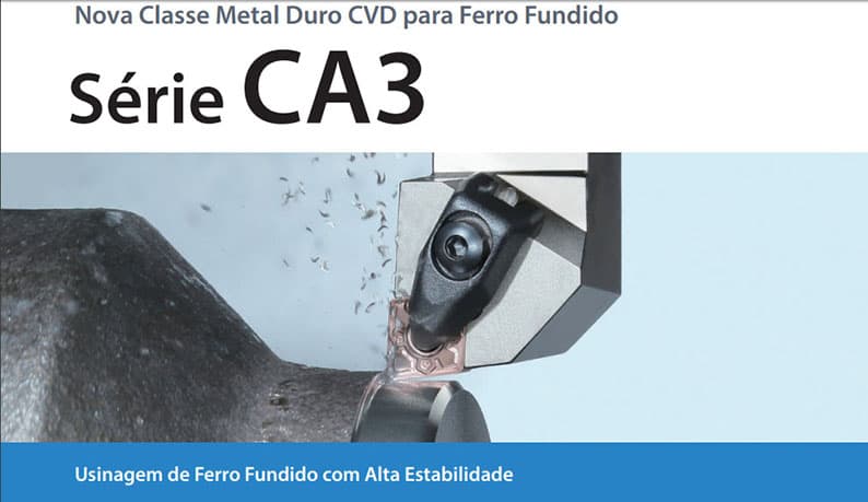 Kyocera Série CA3 - classe de metal duro CVD para ferro fundido